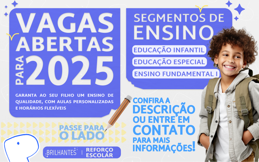 Matriculas abertas para 2025